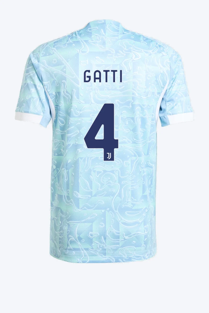 Gatti 4 Voetbalshirt - Juventus 25/26 Uit Authentic