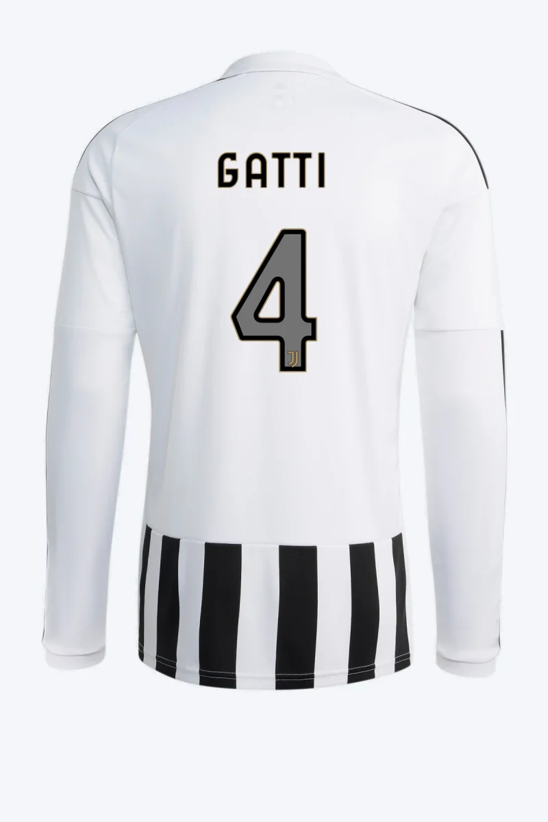 Gatti 4 Voetbalshirt - Juventus 26/27 Thuis Lange Mouw
