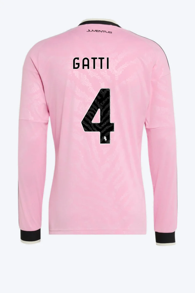 Gatti 4 Voetbalshirt - Juventus 26/27 Uit Lange Mouw