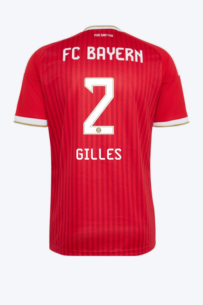 Gilles 2 Voetbalshirt - FC Bayern 26/27 Thuis Dames Team