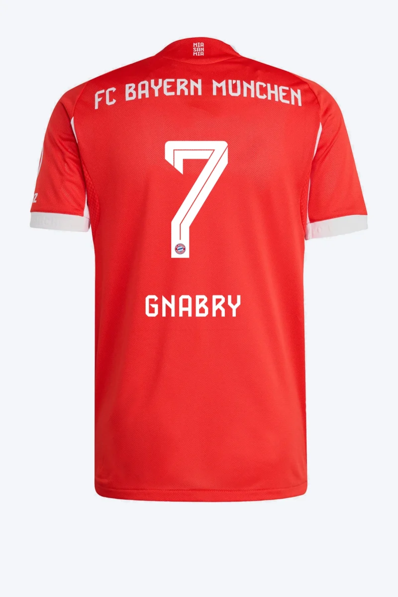 Gnabry 7 Voetbalshirt - FC Bayern 25/26 Thuis Authentic