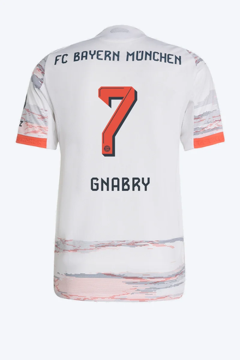 Gnabry 7 Voetbalshirt - FC Bayern 25/26 Uit Authentic