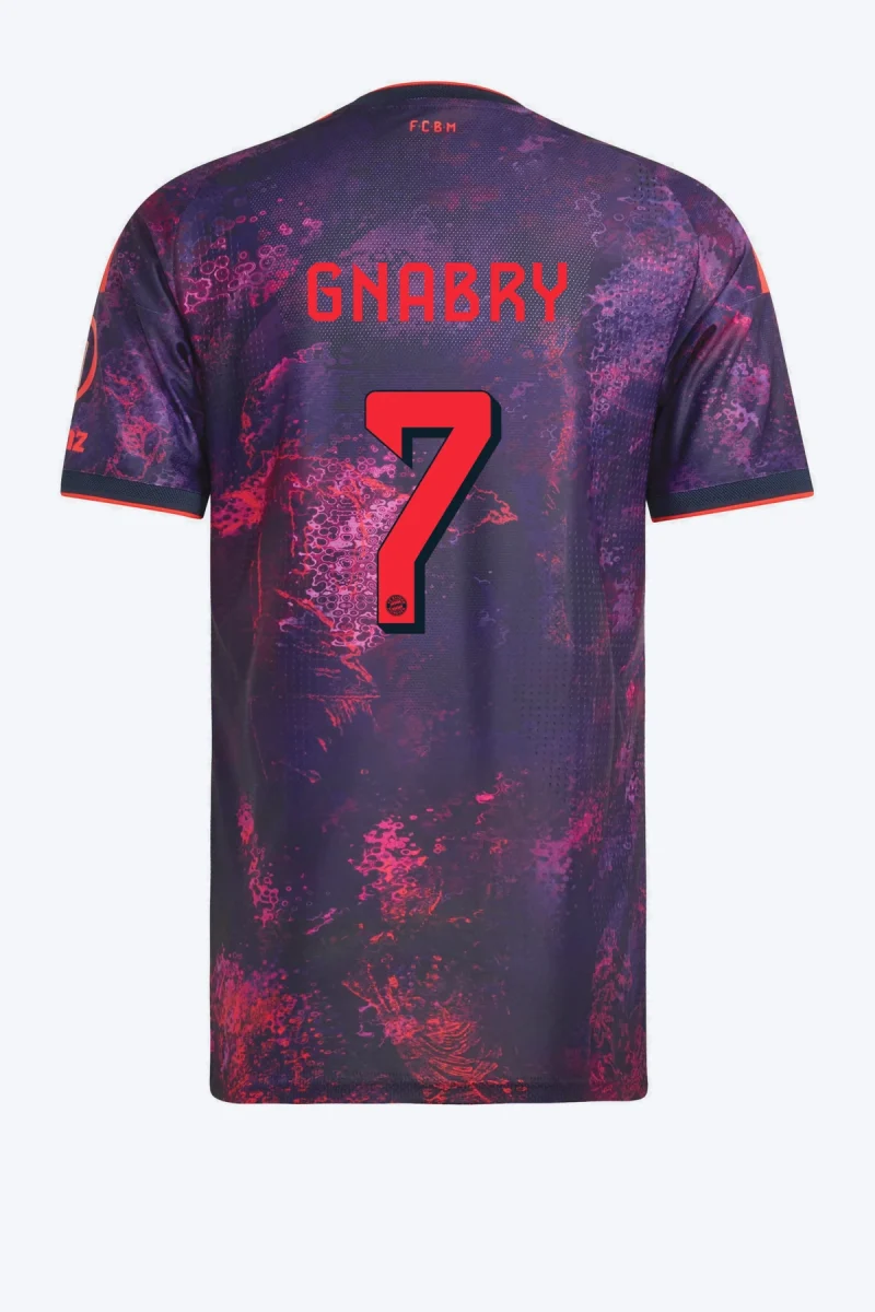 Gnabry 7 Voetbalshirt - FC Bayern 26/27 Derde Authentic