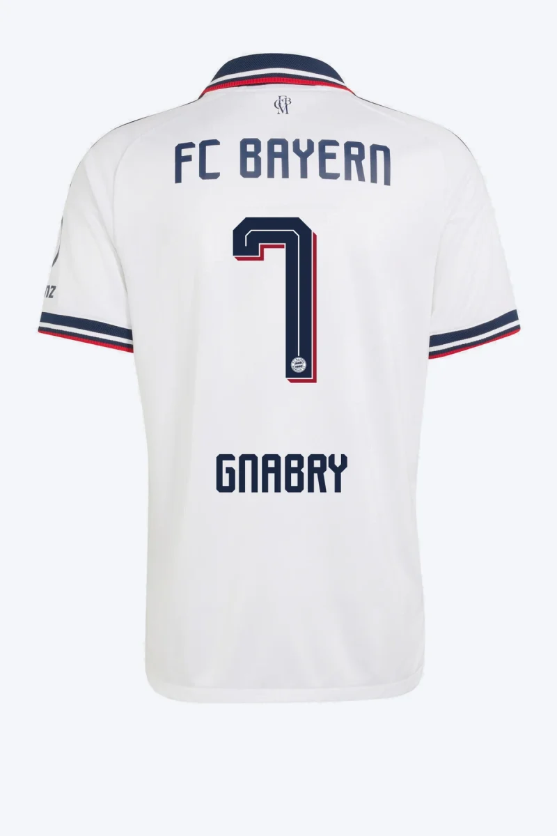 Gnabry 7 Voetbalshirt - FC Bayern 26/27 Uit Authentic