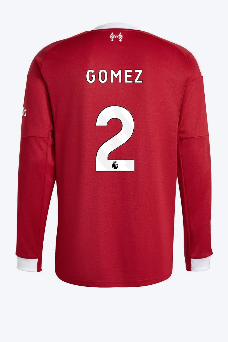 Gomez 2 Voetbalshirt - Liverpool FC 25/26 Lange Mouw Thuis