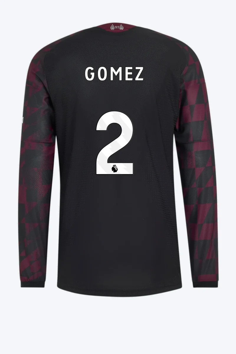 Gomez 2 Voetbalshirt - Liverpool FC 26/27 Derde Authentic Longsleeve