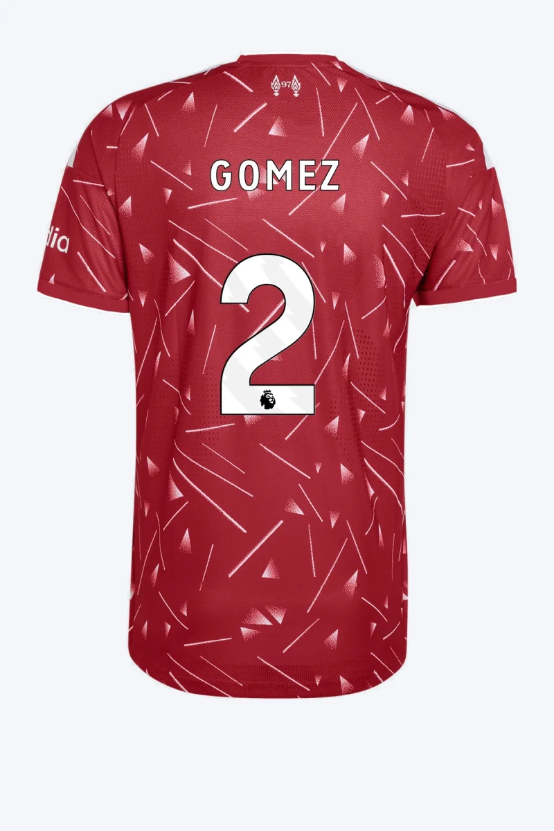 Gomez 2 Voetbalshirt - Liverpool FC 26/27 Thuis Authentic