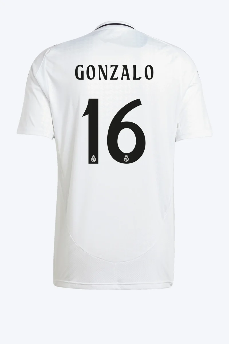 Gonzalo 16 Voetbalshirt - Real Madrid 24/25 Thuis