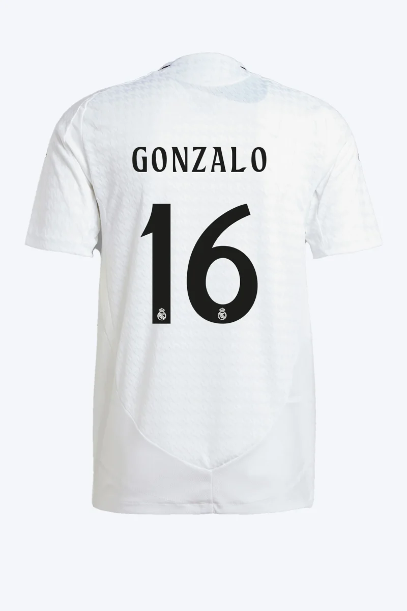 Gonzalo 16 Voetbalshirt - Real Madrid 24/25 Thuis Authentic