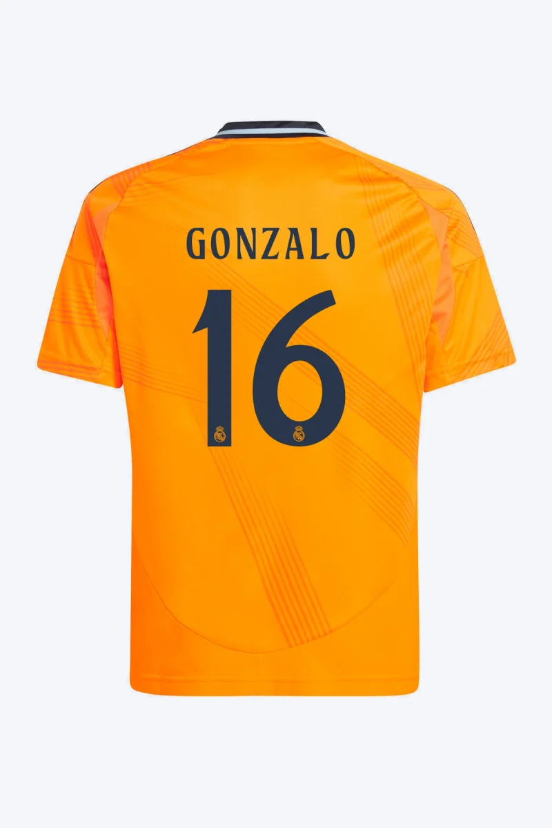 Gonzalo 16 Voetbalshirt - Real Madrid 24/25 Uit Kids