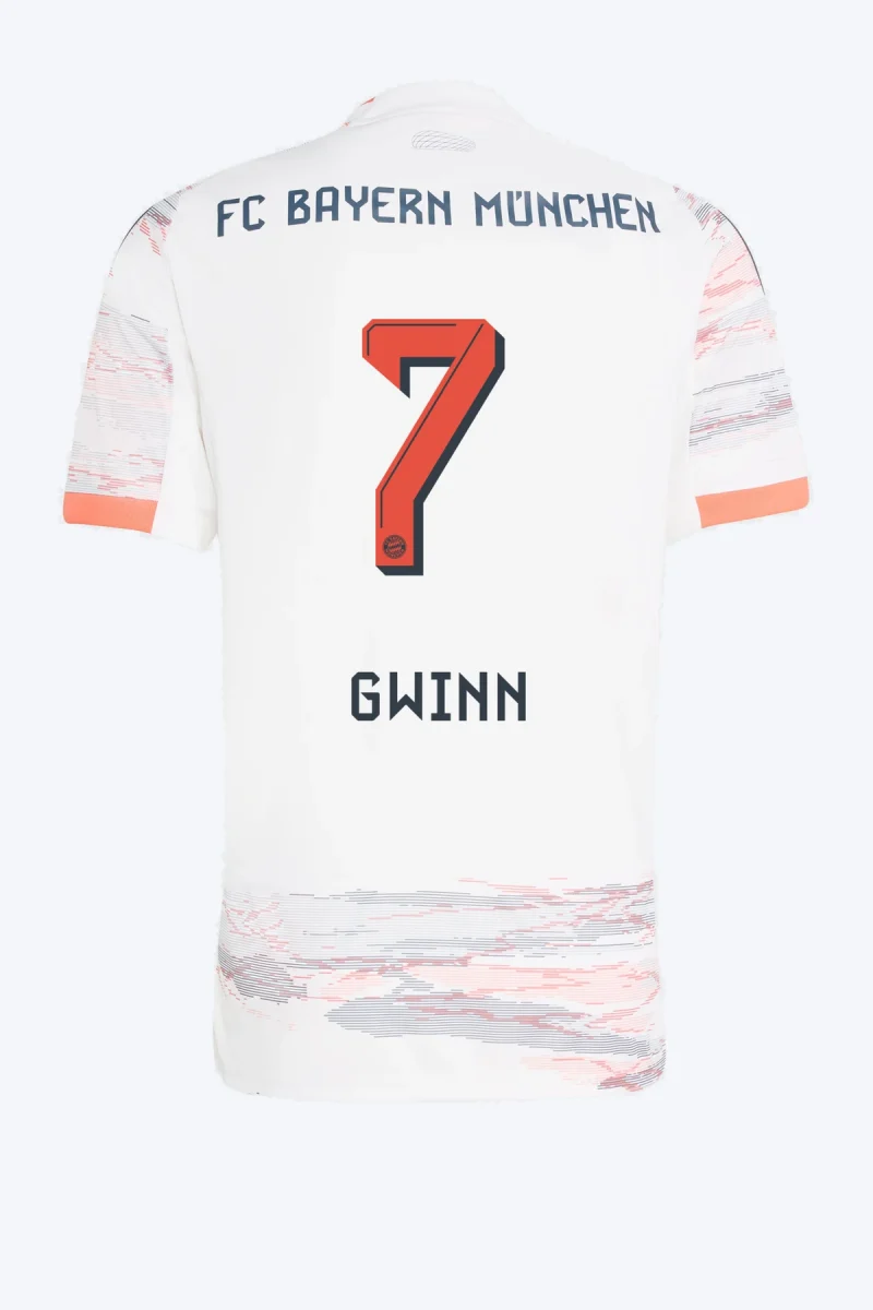 Gwinn 7 Voetbalshirt - FC Bayern 25/26 (Dames Team) Uit
