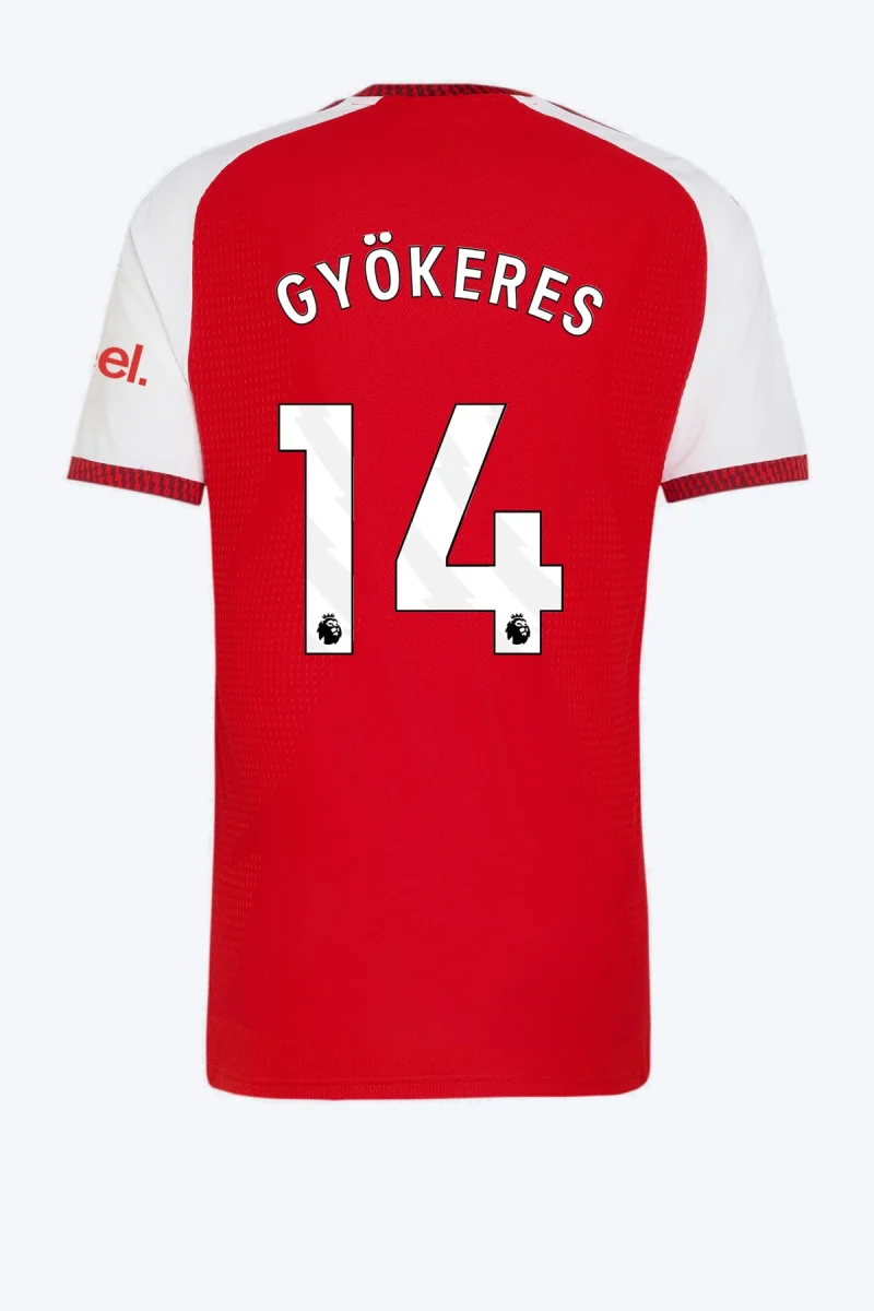 Gyökeres 14 Voetbalshirt - Arsenal FC 26/27 Thuis Authentic