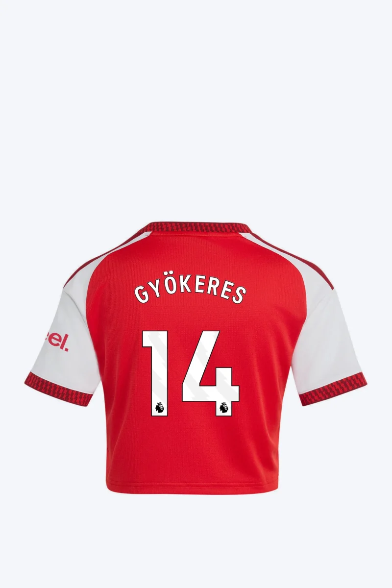Gyökeres 14 Voetbalshirt - Arsenal FC 26/27 Thuis Cropped