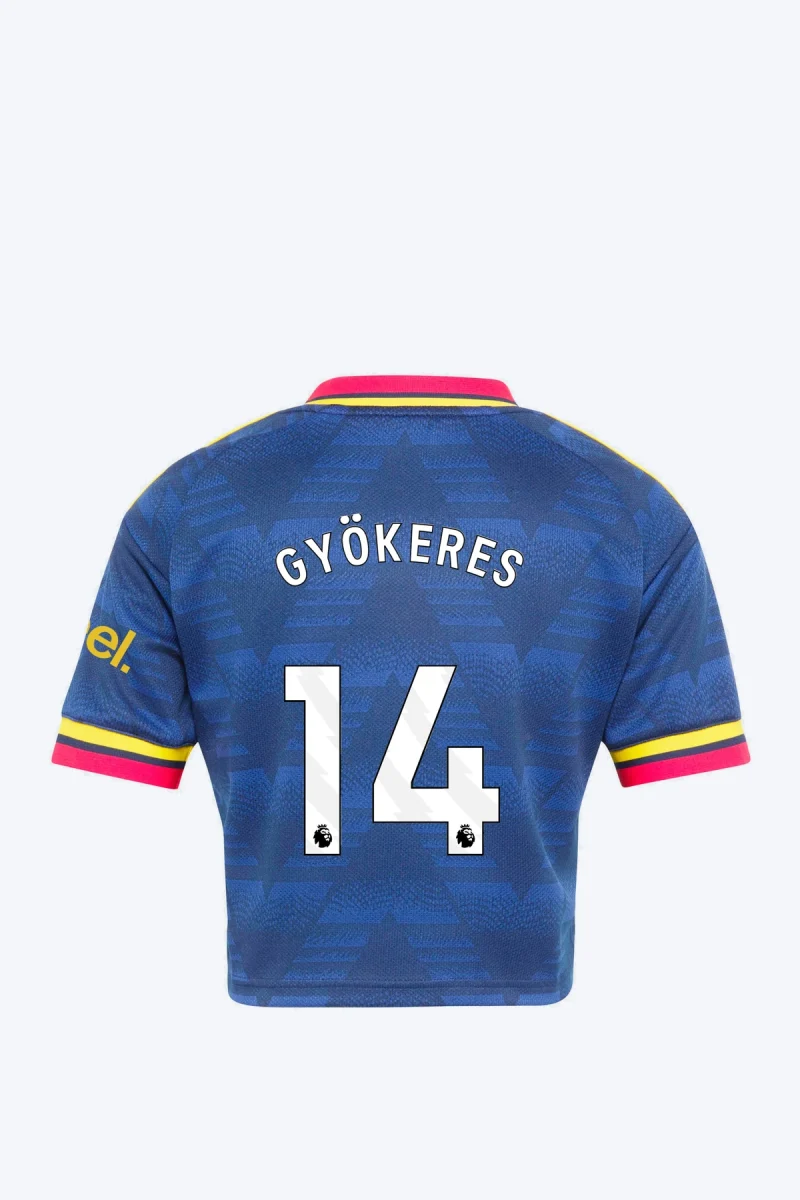 Gyökeres 14 Voetbalshirt - Arsenal FC 26/27 Uit Cropped