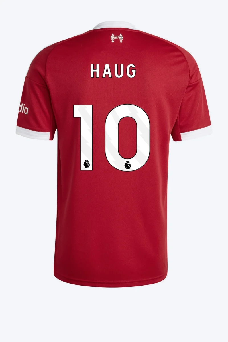 Haug 10 Voetbalshirt - Liverpool FC 25/26 Thuis
