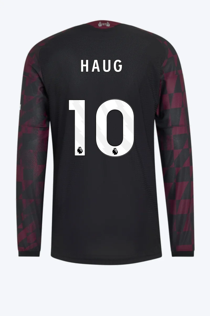 Haug 10 Voetbalshirt - Liverpool FC 26/27 Derde Authentic Longsleeve