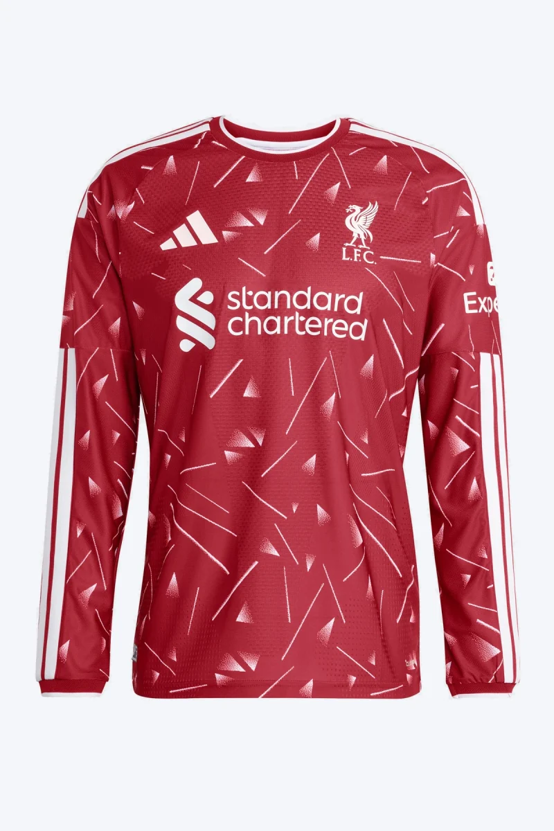 Haug 10 Voetbalshirt - Liverpool FC 26/27 Thuis Authentic Lange Mouw
