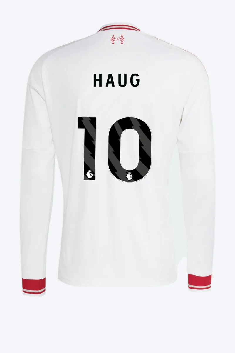 Haug 10 Voetbalshirt - Liverpool FC 26/27 Uit Longsleeve