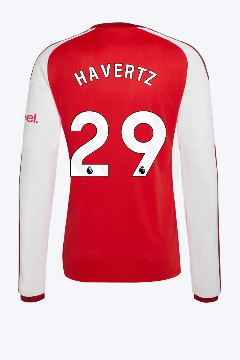 Havertz 29 Voetbalshirt - Arsenal FC 26/27 Thuis Lange Mouw