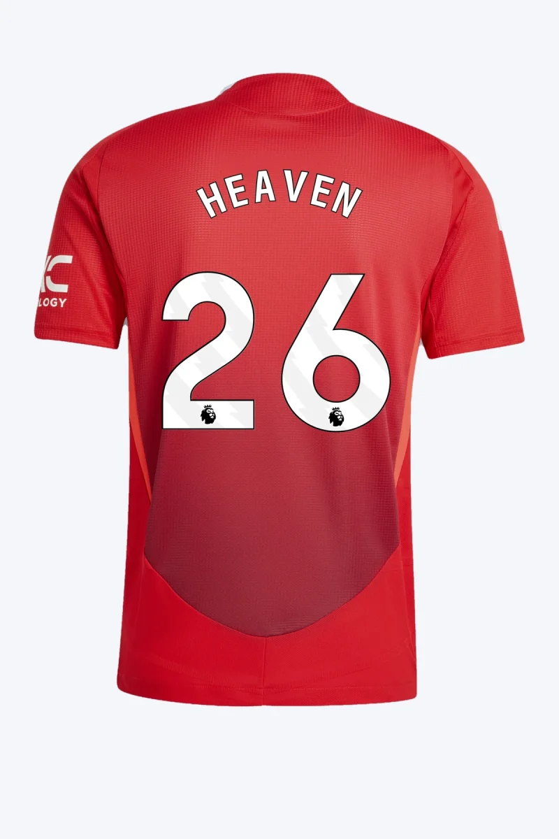 Heaven 26 Voetbalshirt - Manchester United 24/25 Thuis Authentic