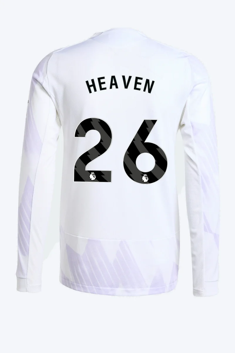 Heaven 26 Voetbalshirt - Manchester United 25/26 Lange Mouw Uit Authentic