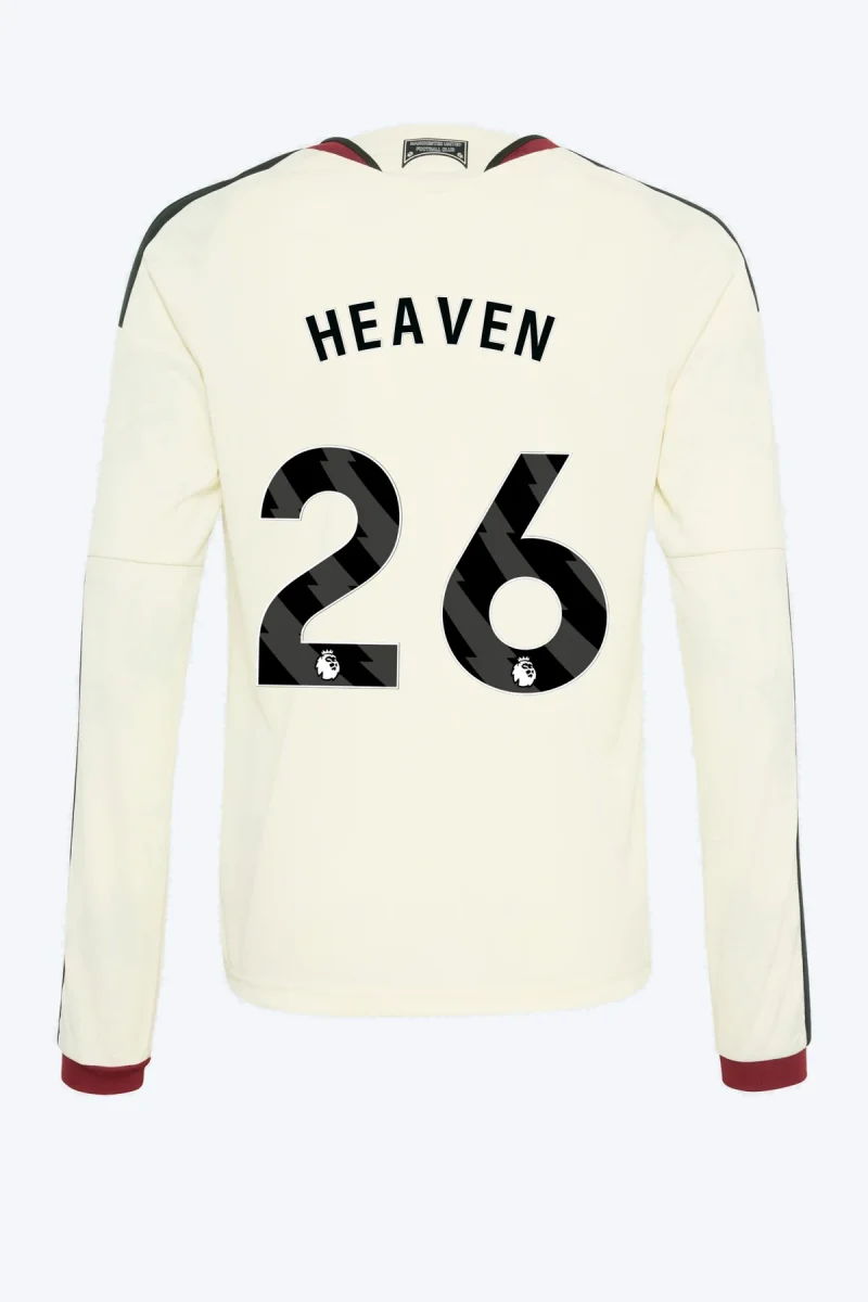 Heaven 26 Voetbalshirt - Manchester United 26/27 Derde Kids Longsleeve