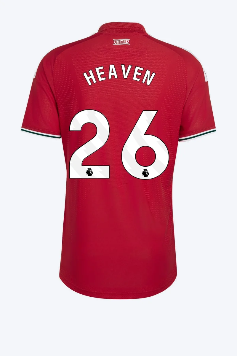Heaven 26 Voetbalshirt - Manchester United 26/27 Thuis Authentic