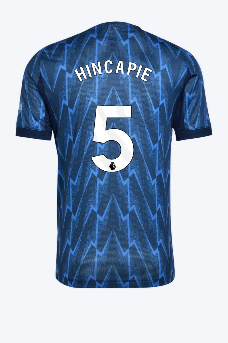 Hincapie 5 Voetbalshirt - Arsenal 25/26 Uit Authentic