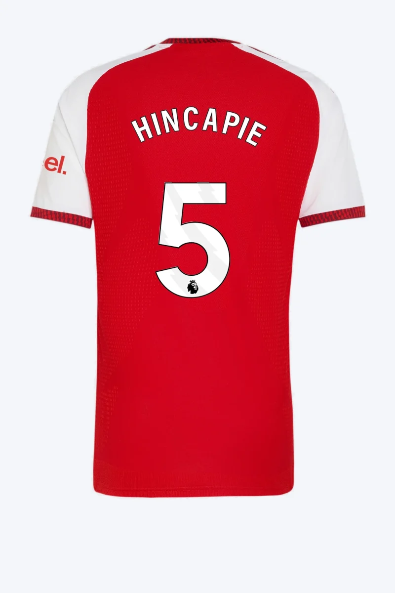 Hincapie 5 Voetbalshirt - Arsenal FC 26/27 Thuis Authentic