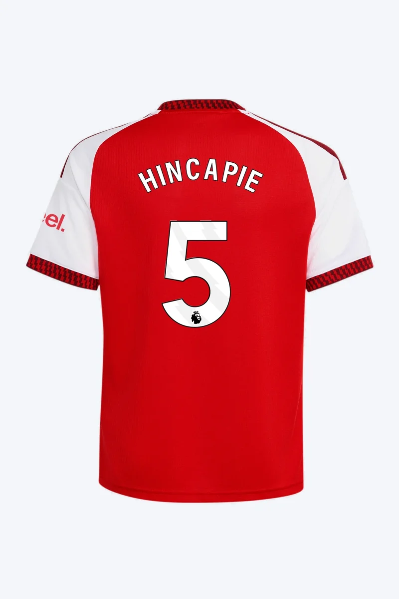 Hincapie 5 Voetbalshirt - Arsenal FC 26/27 Thuis Kids