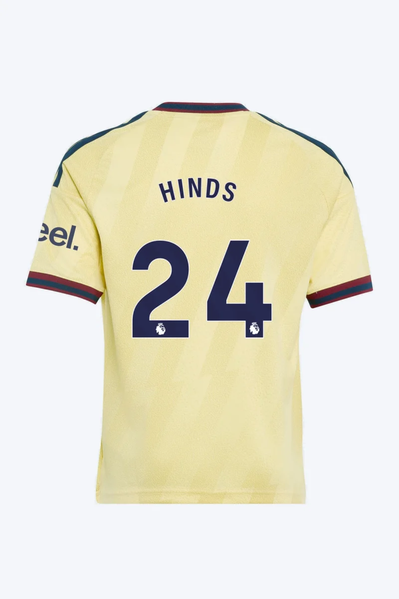 Hinds 24 Voetbalshirt - Arsenal FC 26/27 Derde Kids
