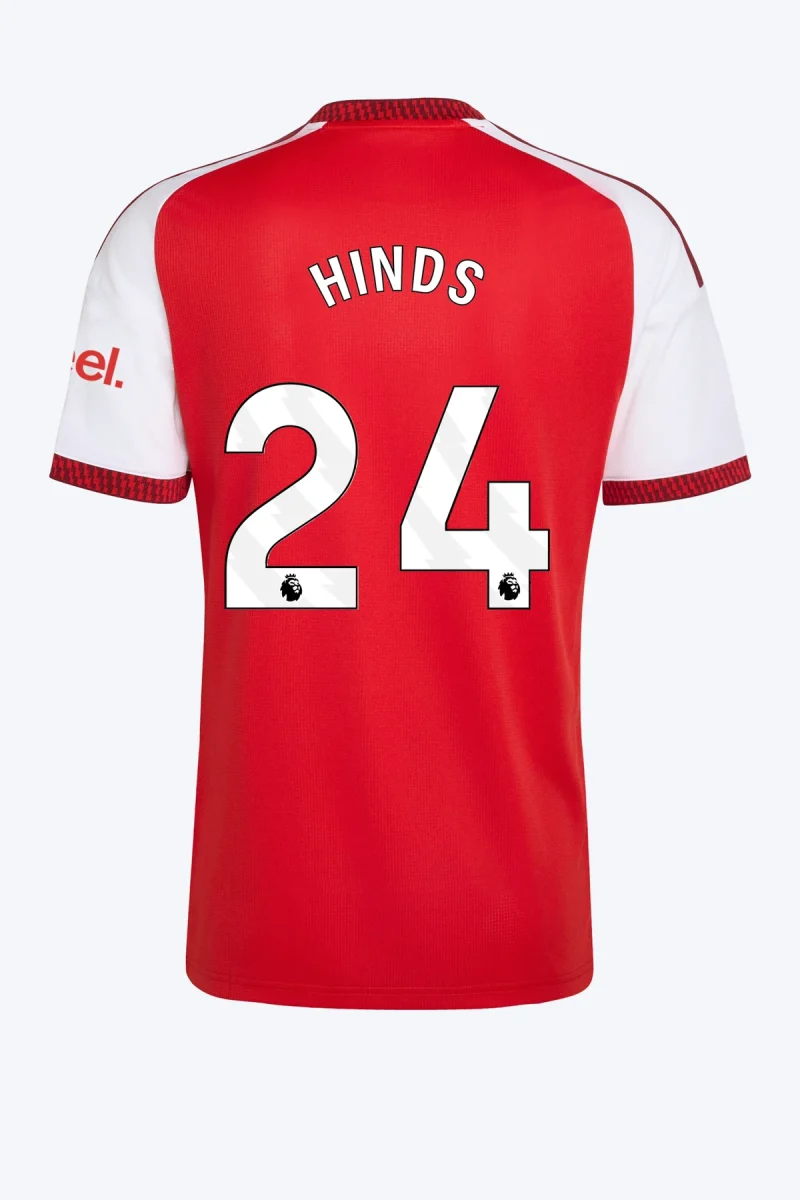 Hinds 24 Voetbalshirt - Arsenal FC 26/27 Thuis