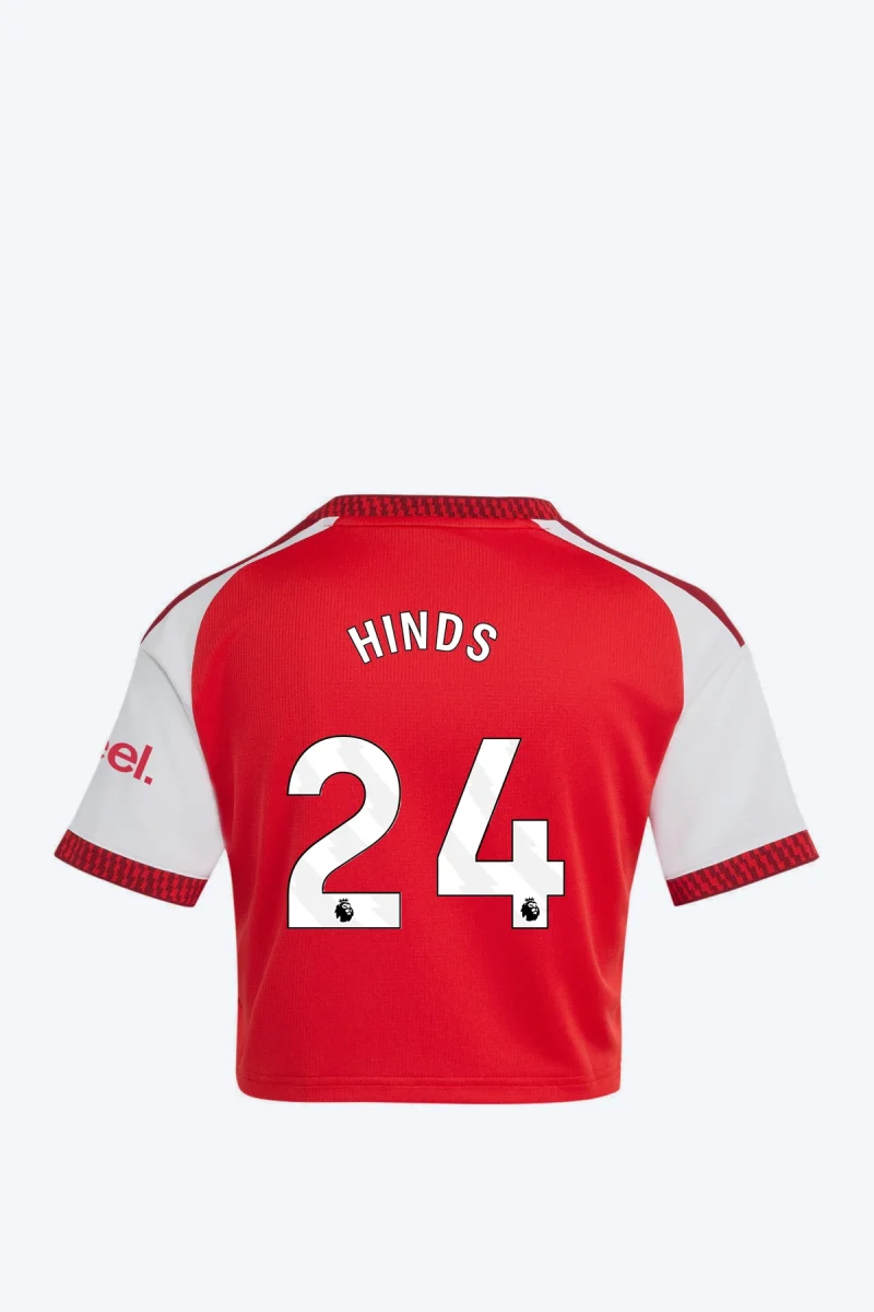Hinds 24 Voetbalshirt - Arsenal FC 26/27 Thuis Cropped