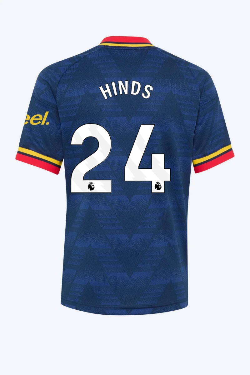 Hinds 24 Voetbalshirt - Arsenal FC 26/27 Uit Kids