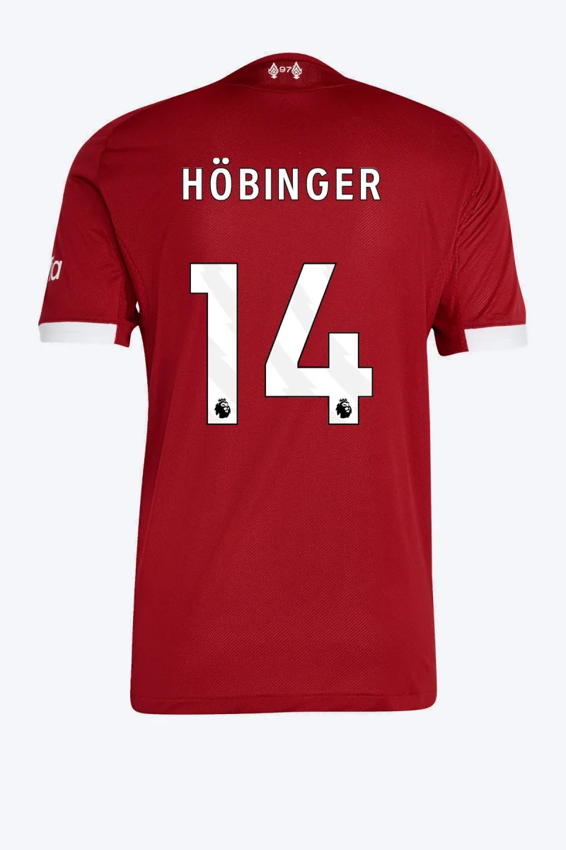 Höbinger 14 Voetbalshirt - Liverpool FC 25/26 Thuis Authentic