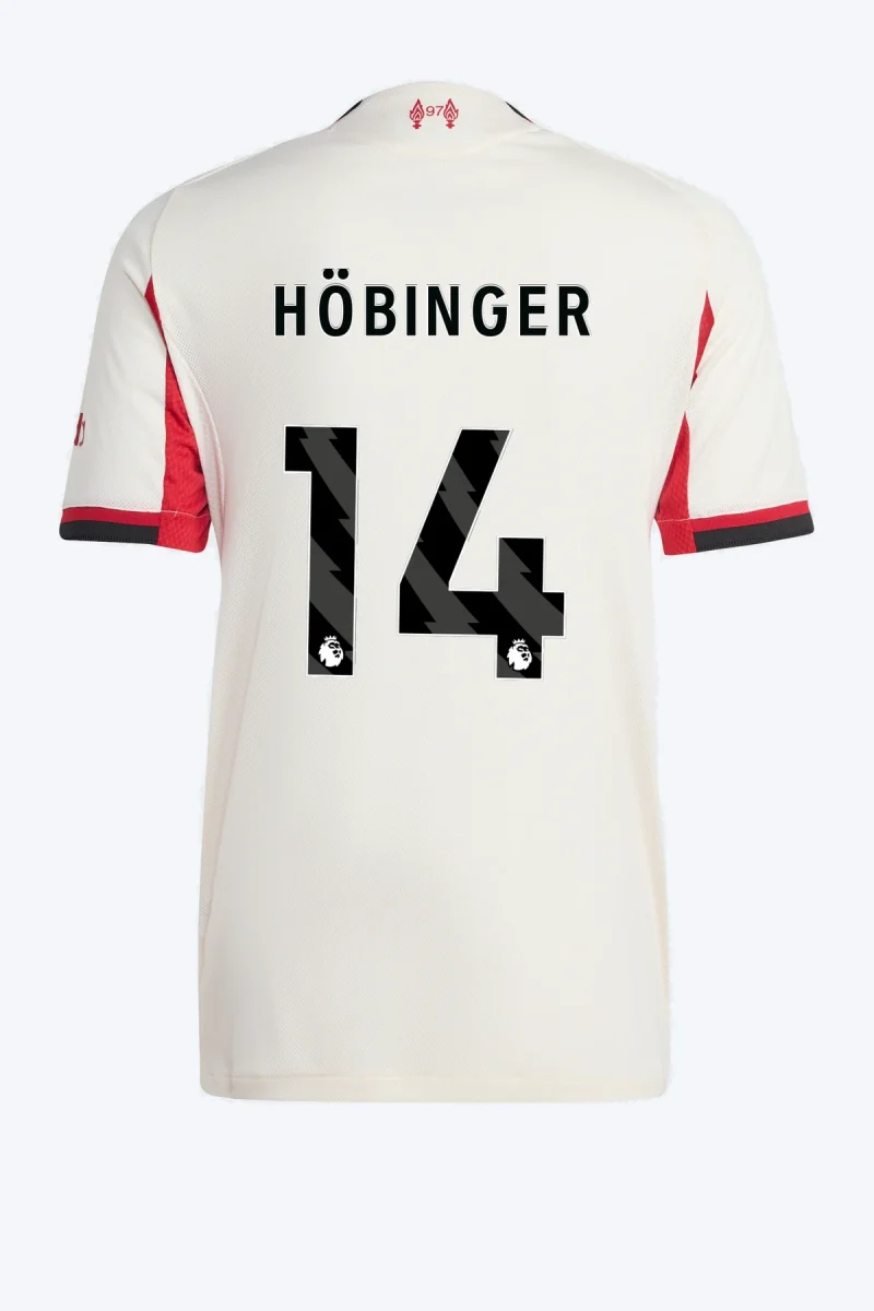 Höbinger 14 Voetbalshirt - Liverpool FC 25/26 Uit Authentic