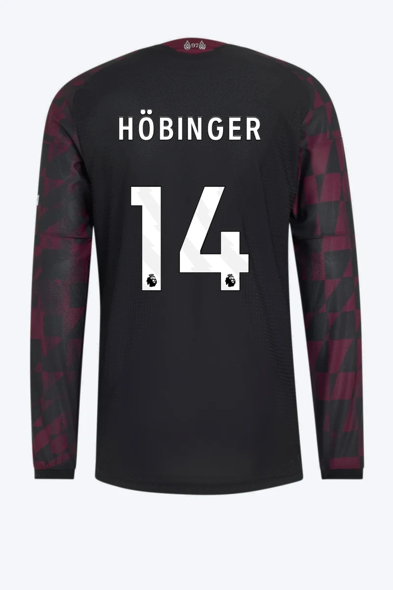 Höbinger 14 Voetbalshirt - Liverpool FC 26/27 Derde Authentic Longsleeve