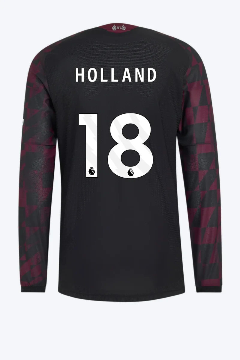 Holland 18 Voetbalshirt - Liverpool FC 26/27 Derde Authentic Longsleeve