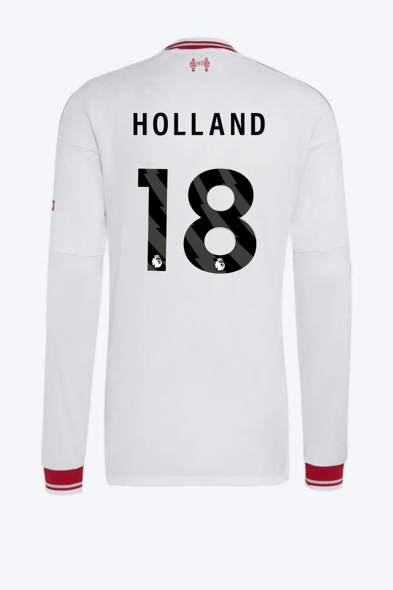 Holland 18 Voetbalshirt - Liverpool FC 26/27 Uit Authentic Longsleeve