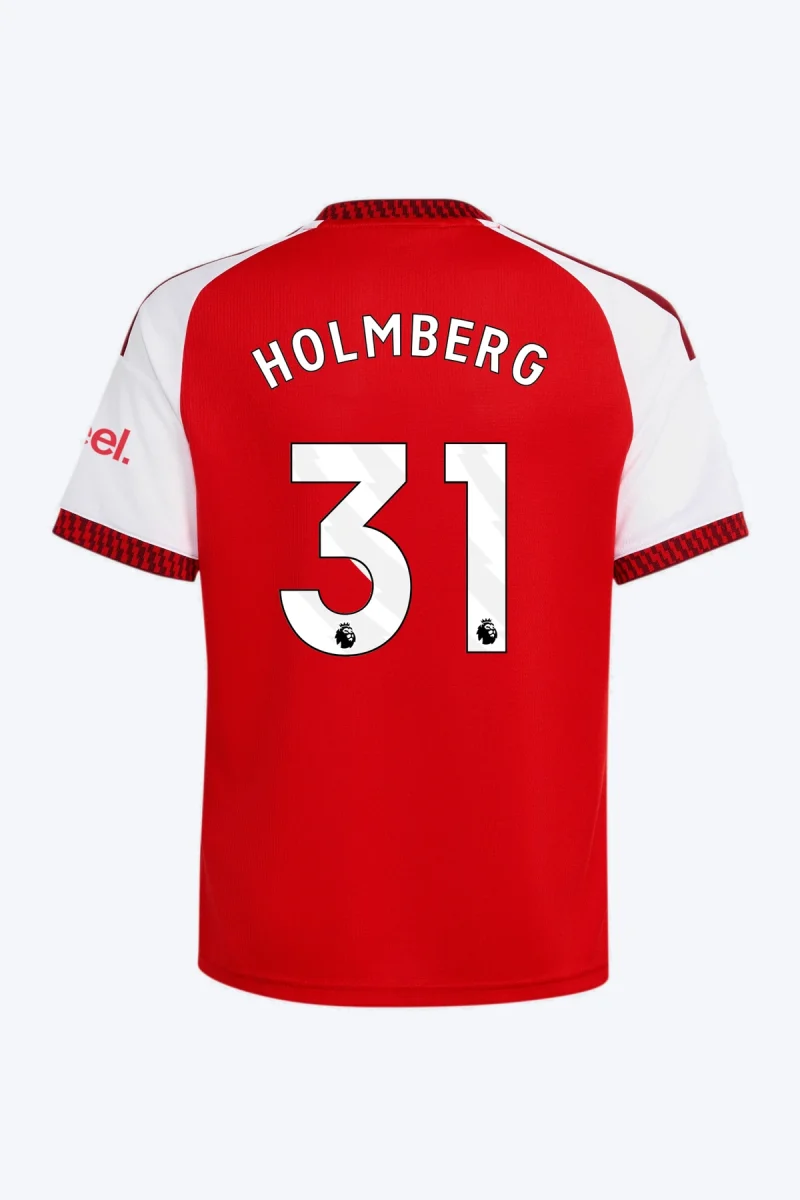 Holmberg 31 Voetbalshirt - Arsenal FC 26/27 Thuis Kids