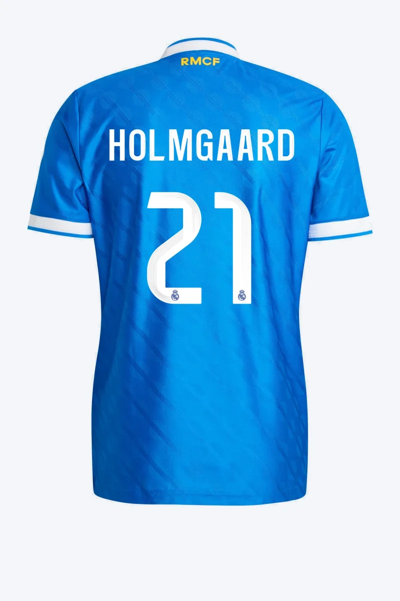Holmgaard 21 Voetbalshirt - Real Madrid 25/26 Derde Authentic