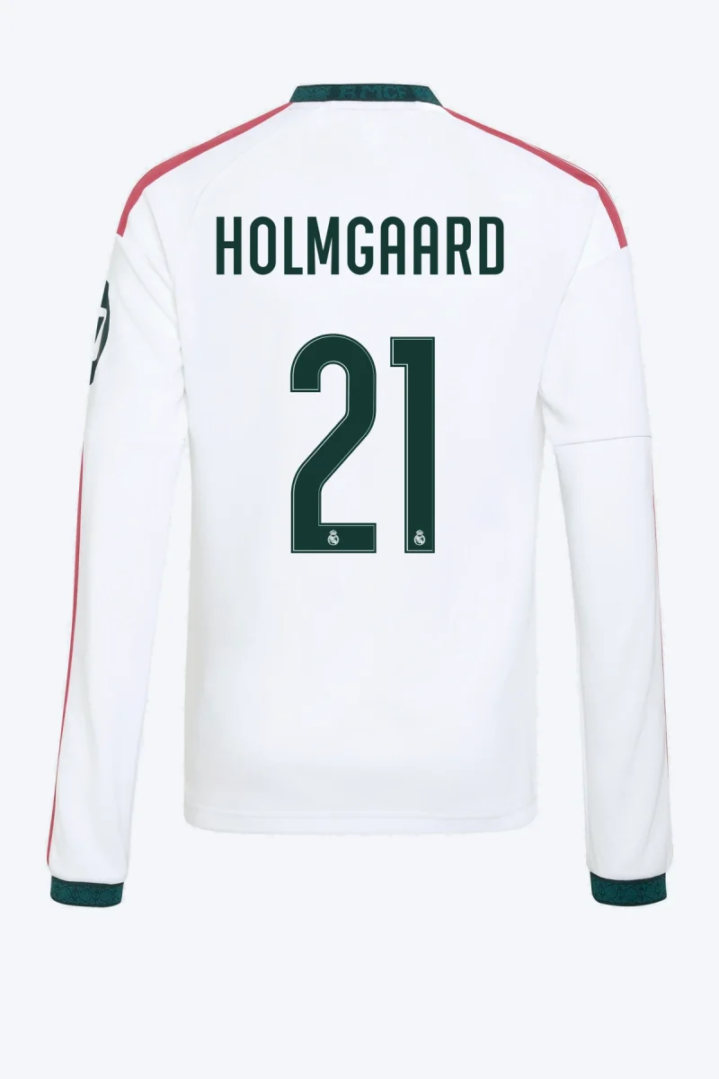 Holmgaard 21 Voetbalshirt - Real Madrid 26/27 Thuis Lange Mouw Kids