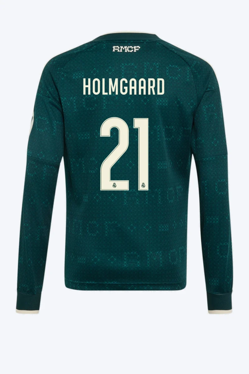 Holmgaard 21 Voetbalshirt - Real Madrid 26/27 Uit Lange Mouw Kids