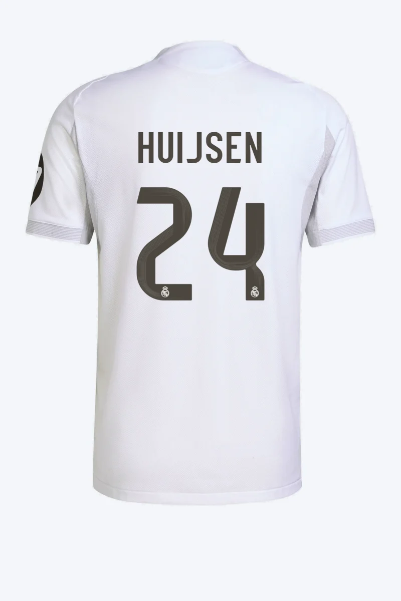 Huijsen 24 Voetbalshirt - Real Madrid 25/26 Thuis Authentic