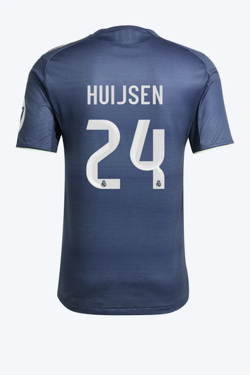Huijsen 24 Voetbalshirt - Real Madrid 25/26 Uit Authentic