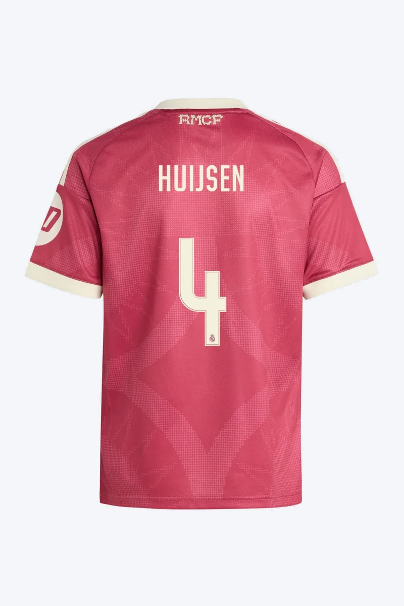 Huijsen 4 Voetbalshirt - Real Madrid 26/27 Derde Kids
