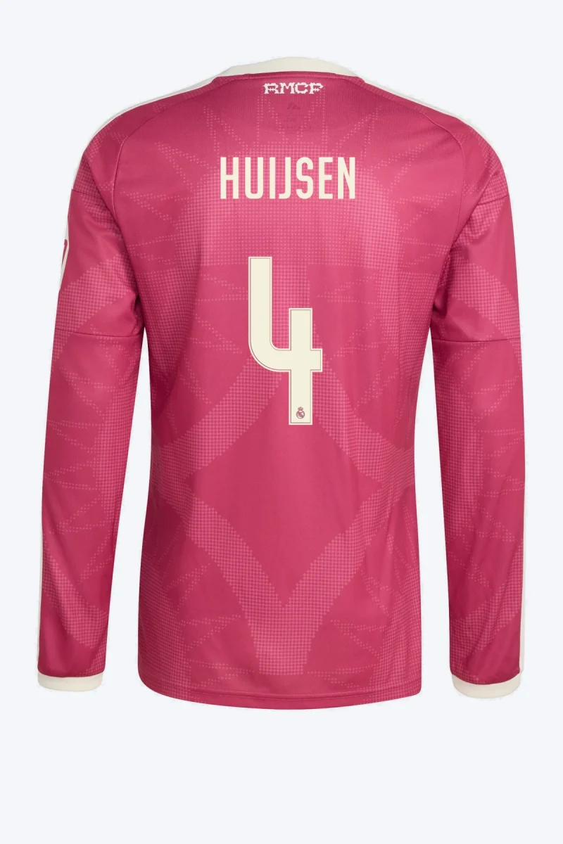 Huijsen 4 Voetbalshirt - Real Madrid 26/27 Derde Lange Mouw