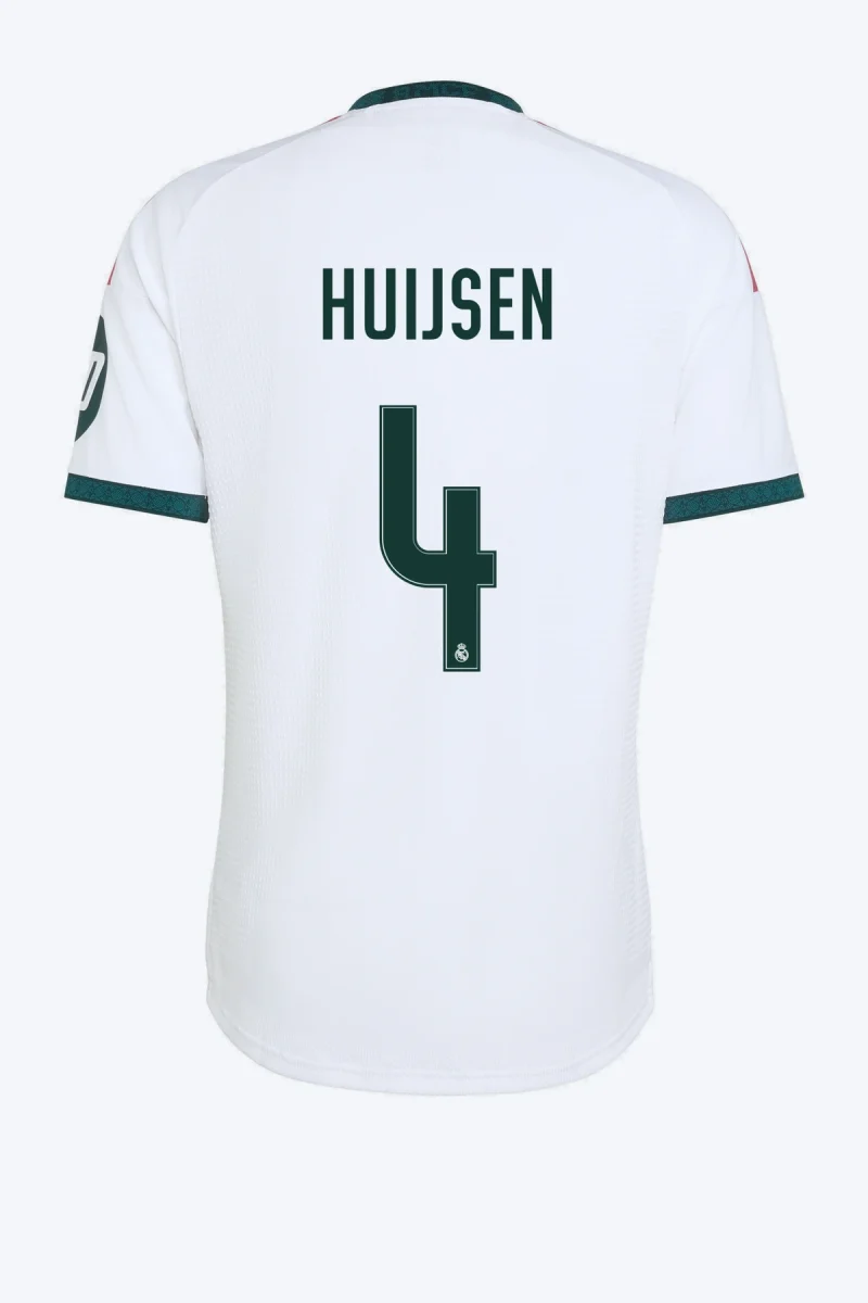 Huijsen 4 Voetbalshirt - Real Madrid 26/27 Thuis Authentic
