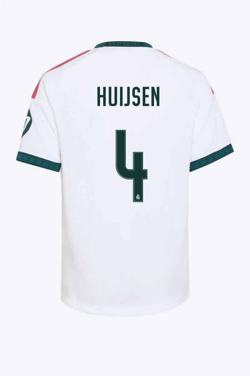 Huijsen 4 Voetbalshirt - Real Madrid 26/27 Thuis Authentic Kids