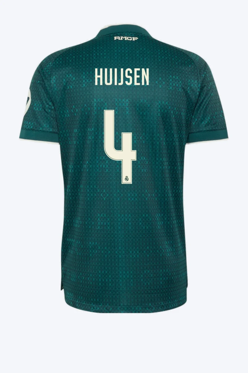 Huijsen 4 Voetbalshirt - Real Madrid 26/27 Uit Authentic